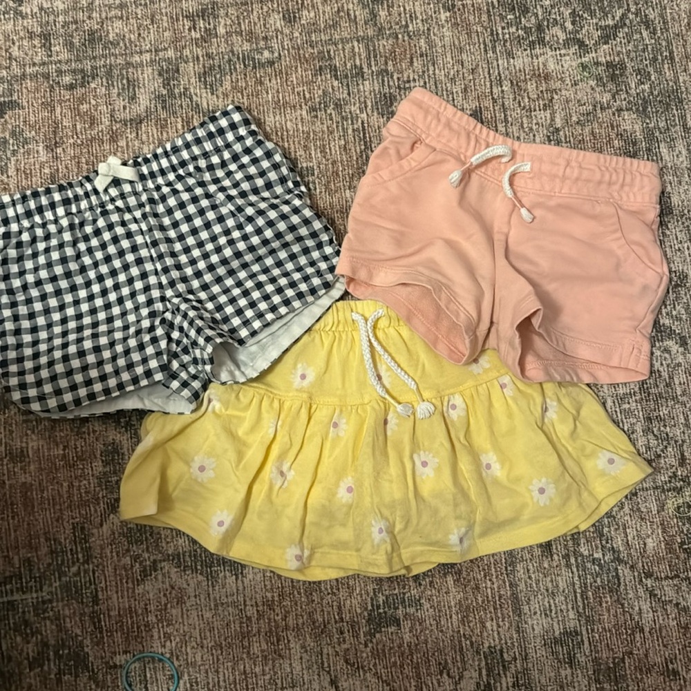 Toddler girl 3T shorts and skort